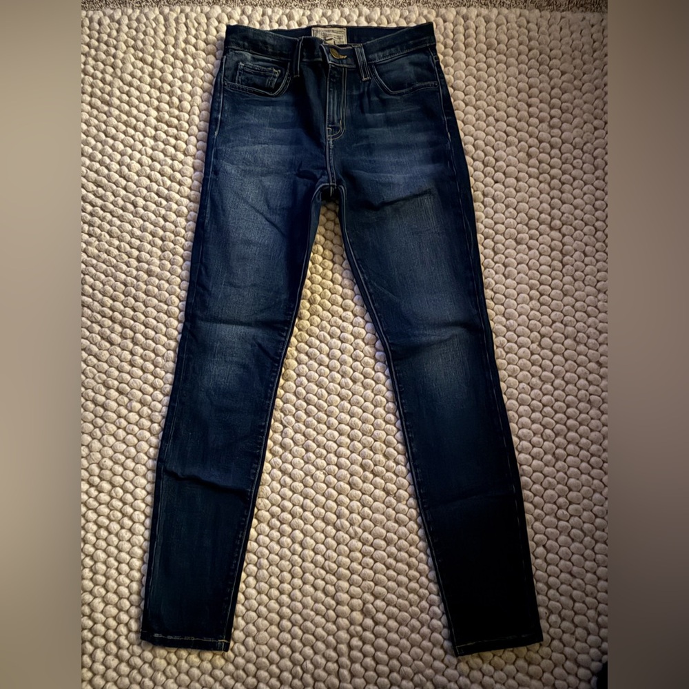 Current/Elliott Dark Blue Skinny Jeans